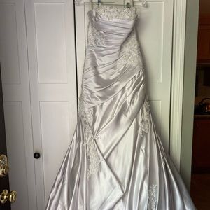 Off white wedding dress